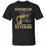 Afghanistan Veteran Operation Tshirt, Black, Unisex T-Shirt