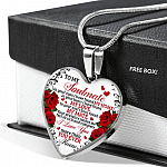 To My Soulmate Im Your Eyes I Have Found My Home Heart Pendant Necklace - Gift for Couple To My Soulmate Im Your Eyes I Have Found My Home Heart Pendant Necklace - Gift for Couple