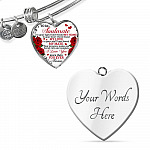 To My Soulmate Im Your Eyes I Have Found My Home Heart Pendant Necklace - Gift for Couple To My Soulmate Im Your Eyes I Have Found My Home Heart Pendant Necklace - Gift for Couple