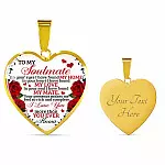 To My Soulmate Im Your Eyes I Have Found My Home Heart Pendant Necklace - Gift for Couple To My Soulmate Im Your Eyes I Have Found My Home Heart Pendant Necklace - Gift for Couple