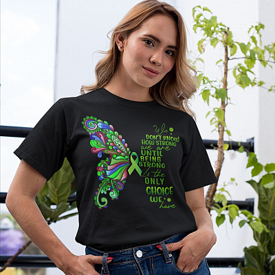 Alternative view of We Don't Know How Strong We Are Mental Health Awareness T-Shirt - V-Neck Tee