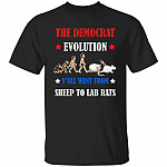 The Democrat Evolution Y'all Went Frhirt, Black, Unisex T-Shirt