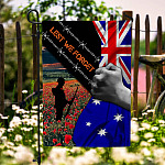 4KT. Lest We Forget Australia 30x40 Garden Flag Mockup 6
