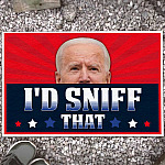I'd Sniff That Anti Joe Biden Funny Indoor Doormat - Joe Biden Wipe Your Feet Here Outdoor Doormat