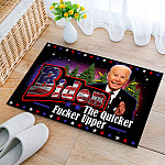 6NH. Uu tien. Biden The Quicker (7) Doormat mockup 2