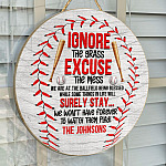 2O. Ignore The Grass-Sample Design Door Sign Mockup 14