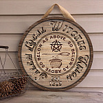 11 HG. Local Witches Door Sign Mockup 4