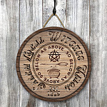 11 HG. Local Witches Door Sign Mockup 8