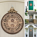 11 HG. Local Witches Door Sign Mockup 12