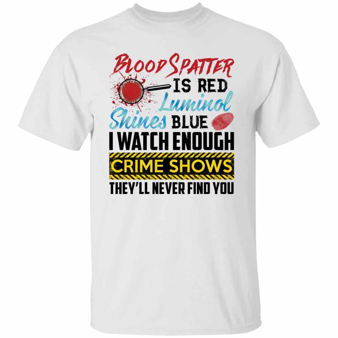 blood, White, Unisex T-Shirt blood, White, Unisex T-Shirt