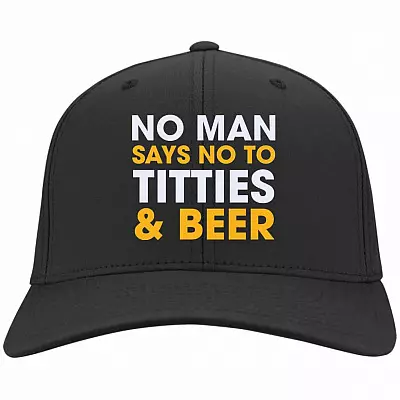 no man, Black, Twill Cap