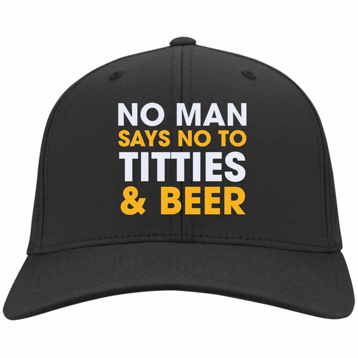 no man, Black, Twill Cap