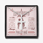 A Mother's Prayer Oh Lord Watch Over My Amazing Child Love Guide And Protect Him Artisan Crafted Cross Necklace - Artisan Crafted Cross Necklace