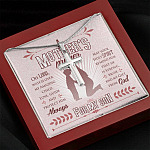 A Mother's Prayer Oh Lord Watch Over My Amazing Child Love Guide And Protect Him Artisan Crafted Cross Necklace