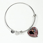 The Night Sky Couple Story Of Us Personalized Photo Heart Pendant Necklace - Custom Names Anniversary Star Map Heart Necklace