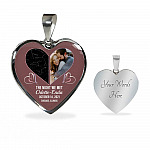 The Night Sky Couple Story Of Us Personalized Photo Heart Pendant Necklace - Custom Names Anniversary Star Map Heart Necklace