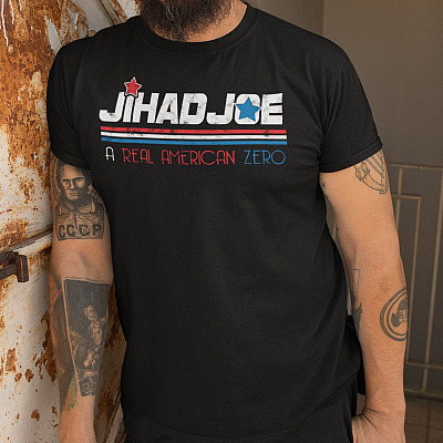 Alternative view of JihadJoe A Real American Zero Funny T-Shirt - Anti Biden Shirt