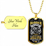 As I Lay Rubber Down The Street I Pray For Traction I Can Keep Bikers Racing Dog Tag Pendant Necklace