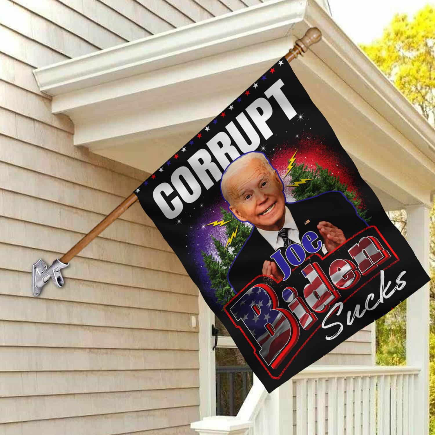 30x40 House Flag Mockup 2