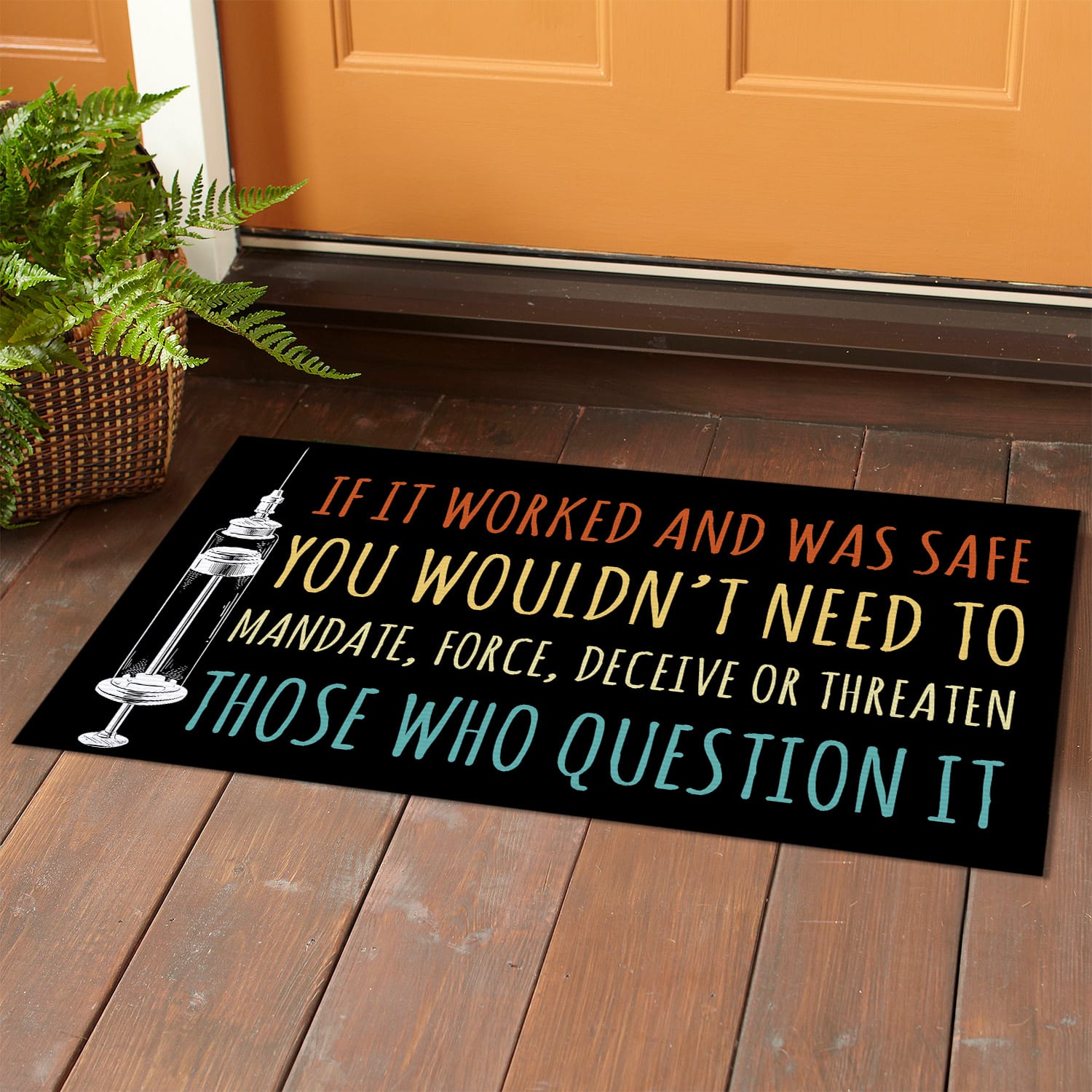 2LV. If It Worked (DOORMAT) Doormat mockup 1