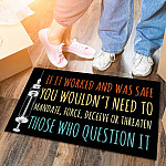 2LV. If It Worked (DOORMAT) Doormat mockup 6