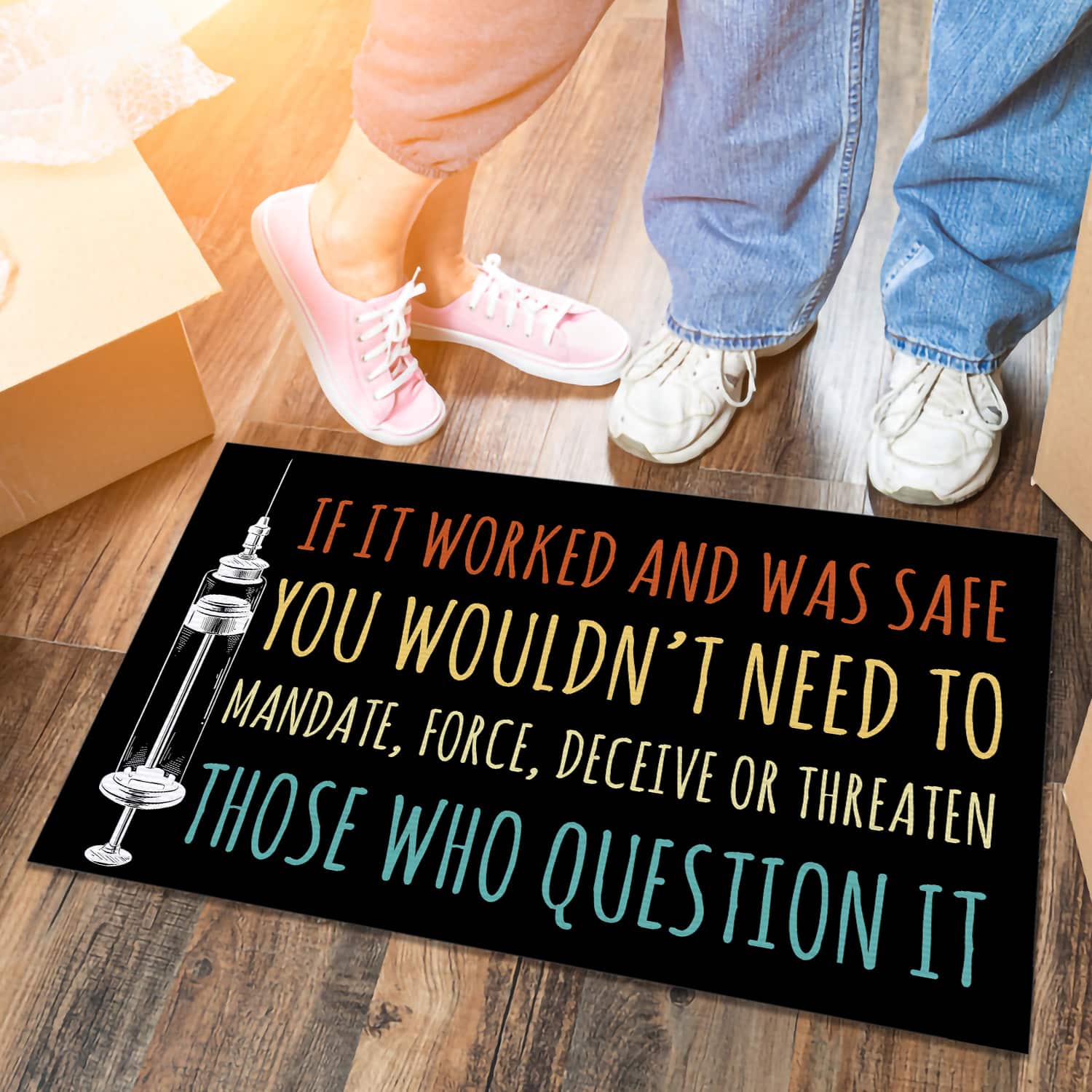 2LV. If It Worked (DOORMAT) Doormat mockup 6