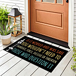 2LV. If It Worked (DOORMAT) Doormat mockup 8
