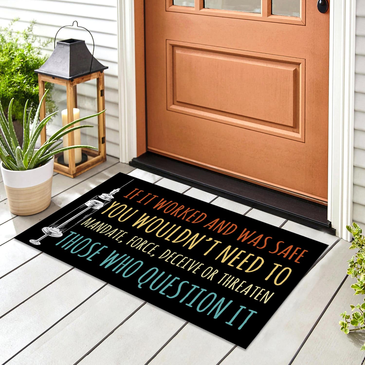 2LV. If It Worked (DOORMAT) Doormat mockup 8