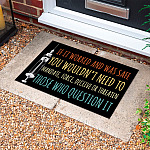 2LV. If It Worked (DOORMAT) Doormat mockup 10fx