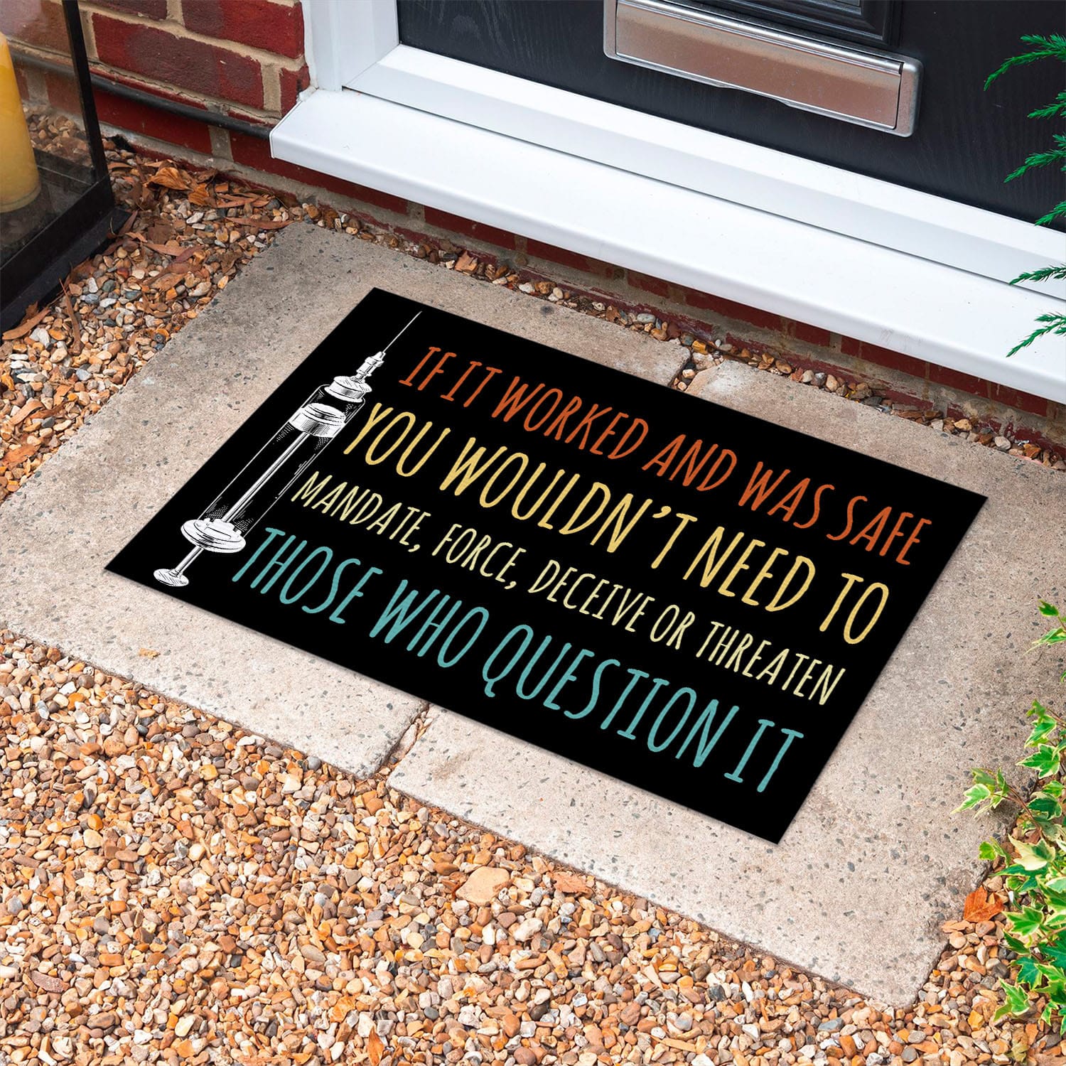 2LV. If It Worked (DOORMAT) Doormat mockup 10fx