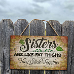 1O. Sisters Fat Thighs (5) Door Sign RectangleMockup 7