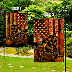 3KT. Bigfoot Halloween_30x40_side 1 Garden Flag Mockup 2 Side