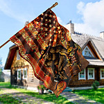 3KT. Bigfoot Halloween_30x40_side 1 House Flag Mockup 5