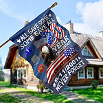 3KT. All Gave Some Some Gave All 911-30x40 House Flag Mockup 5