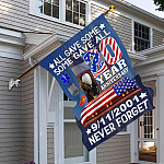 3KT. All Gave Some Some Gave All 911-30x40 House Flag Mockup 6