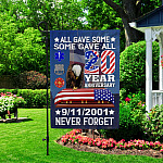 3KT. All Gave Some Some Gave All 911-30x40 Garden Flag Mockup 2