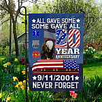 3KT. All Gave Some Some Gave All 911-30x40 Garden Flag Mockup 5