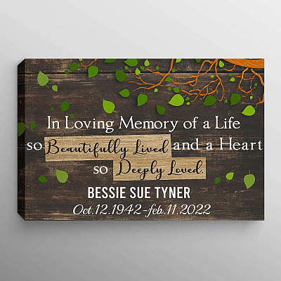 0.75'' Framed Canvas