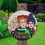 1BN. I Smell Children Sign (6) Door Sign Mockup 2