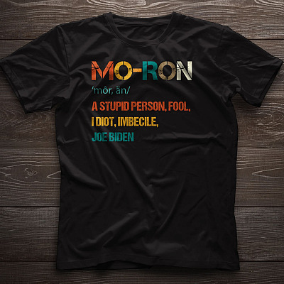 Alternative view of Mo Ron T-Shirt - Funny Biden Shirt