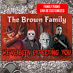 Personalized Halloween Decor Horror We've Been Expecting You Indoor Outdoor Doormat