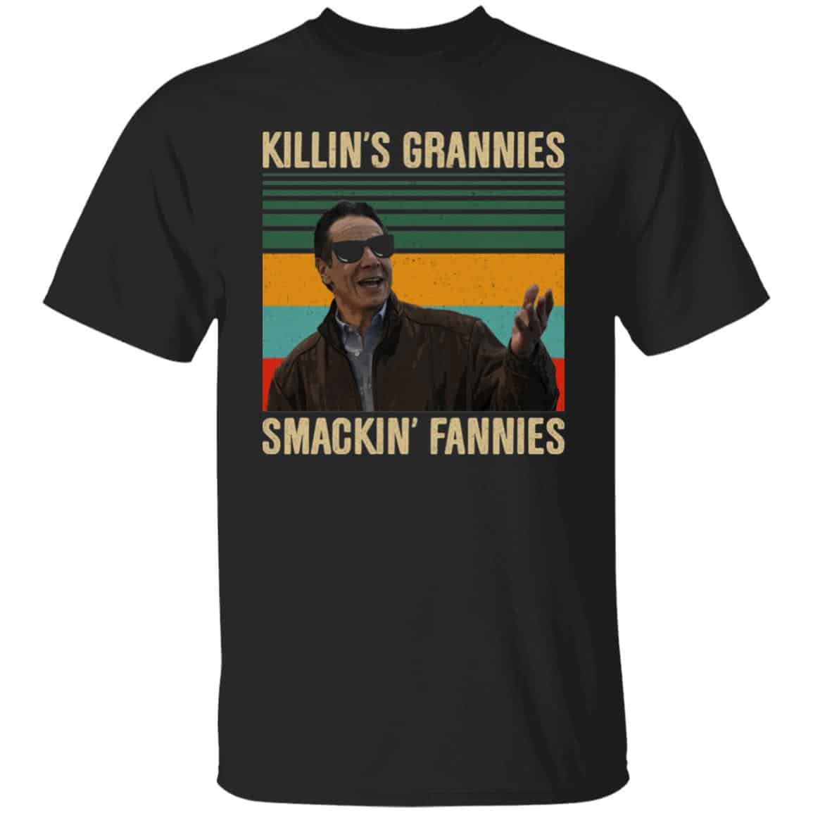 Killin' Grannies Smakin' Fanne T-Shirt, Black, Unisex T-Shirt