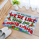 6MH. Into Xmas Mat (Sample Design) Doormat mockup 2