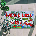 6MH. Into Xmas Mat (Sample Design) Doormat mockup 5