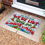 6MH. Into Xmas Mat (Sample Design) Doormat mockup 10