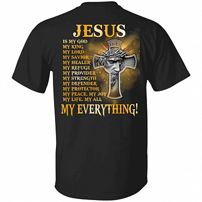 jesus, Black, Unisex T-Shirt