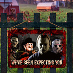 4LV. Weve Been Expecting Metal Sign (2) Metal Sign Mockup 2