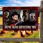4LV. Weve Been Expecting Metal Sign (2) Metal Sign Mockup 5