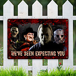 4LV. Weve Been Expecting Metal Sign (2) Metal Sign Mockup 6