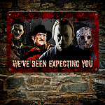 4LV. Weve Been Expecting Metal Sign (2) Metal Sign Mockup 7